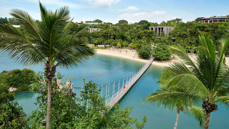 Sentosa island is home to the new Sensoryscape experience.