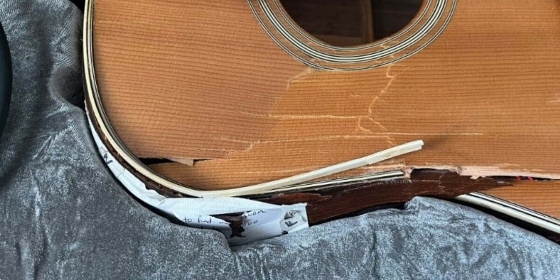 Truly Devastated American Singer After Delta Airlines Damaged Her Guitar - Travel News, Insights & Resources.