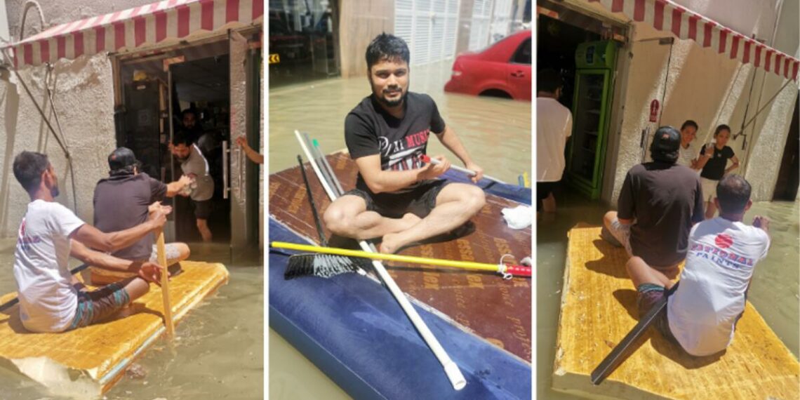 Watch UAE residents use makeshift boats to buy groceries travel.com - Travel News, Insights & Resources.