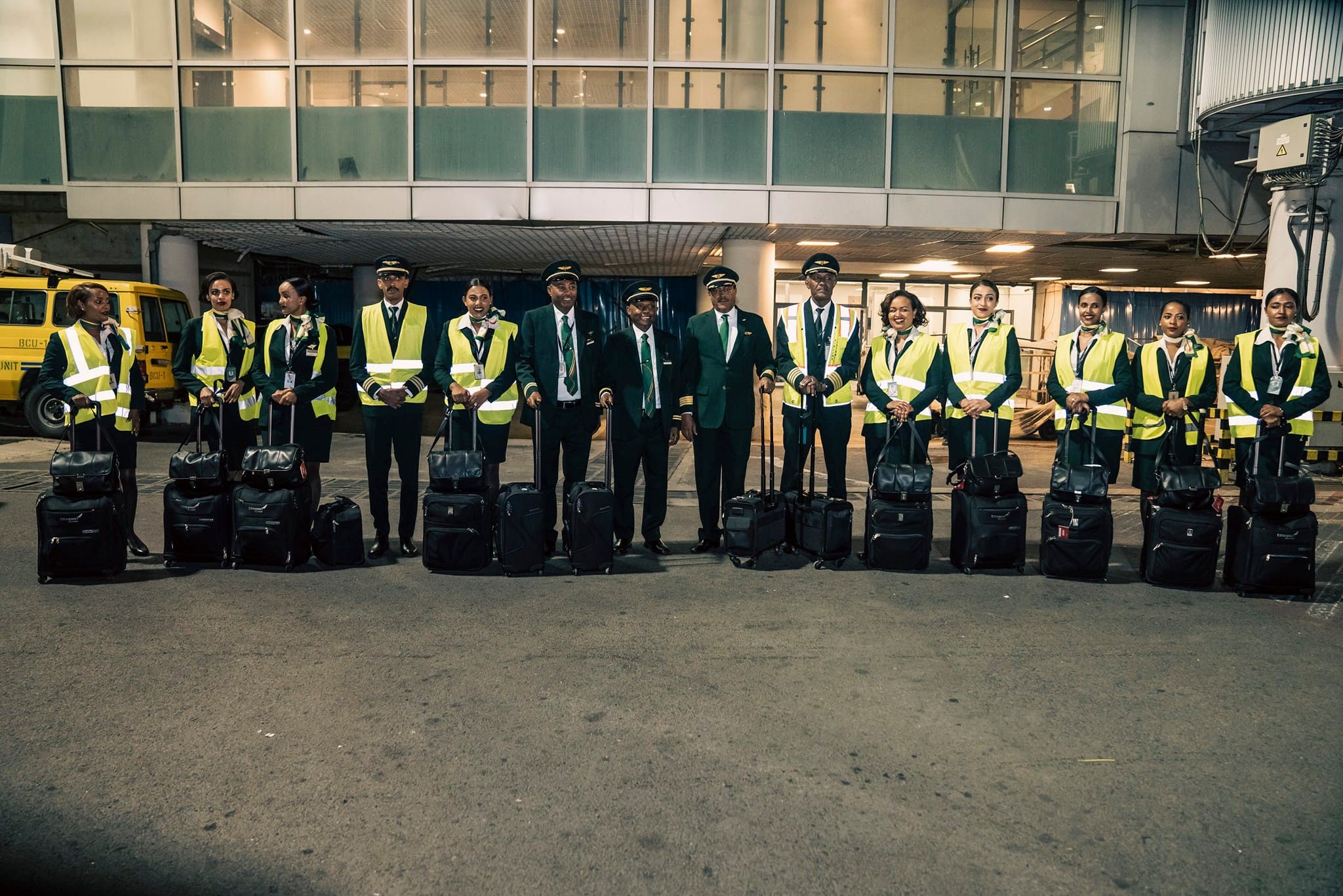 Ethiopian Airlines Addis Ababa-Cairo crew