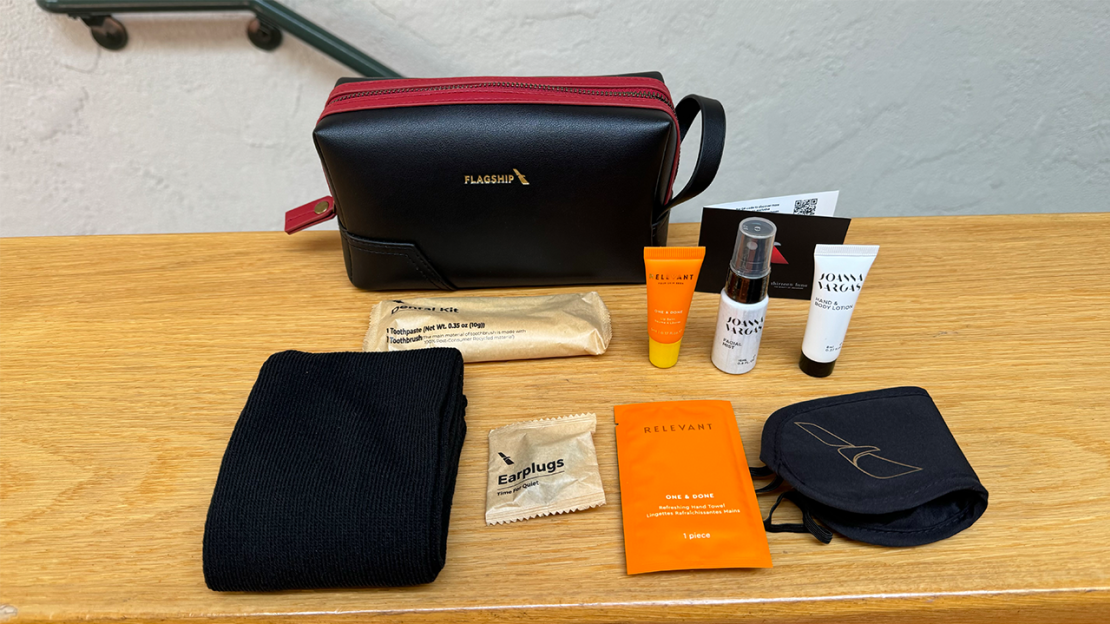 Inside the new American Airlines Flagship First amenity kit