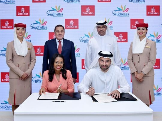 Emirates ink strategic tourism agreements with Hong Kong Seychelles and - Travel News, Insights & Resources.