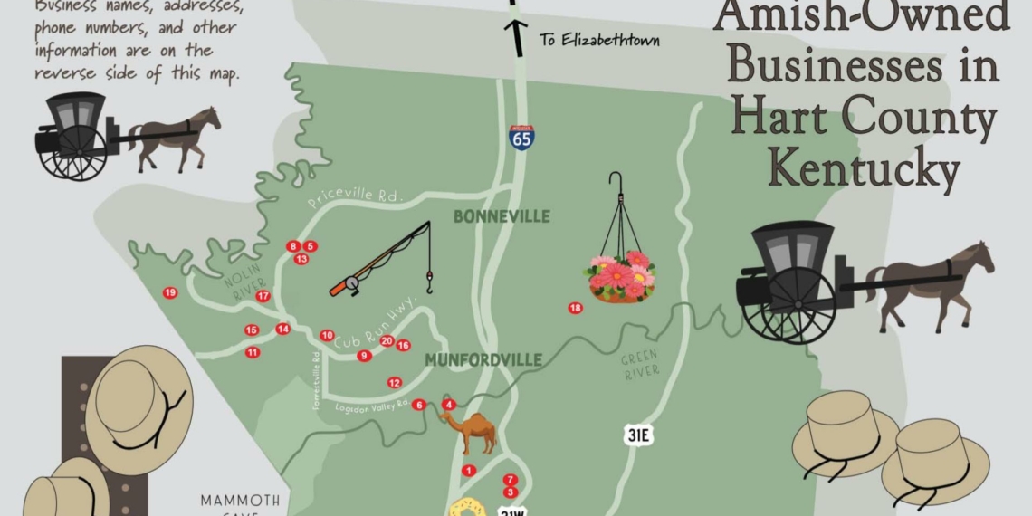 Hart County Tourism introduces map highlighting Amish businesses in community - WNKY News 40 Television