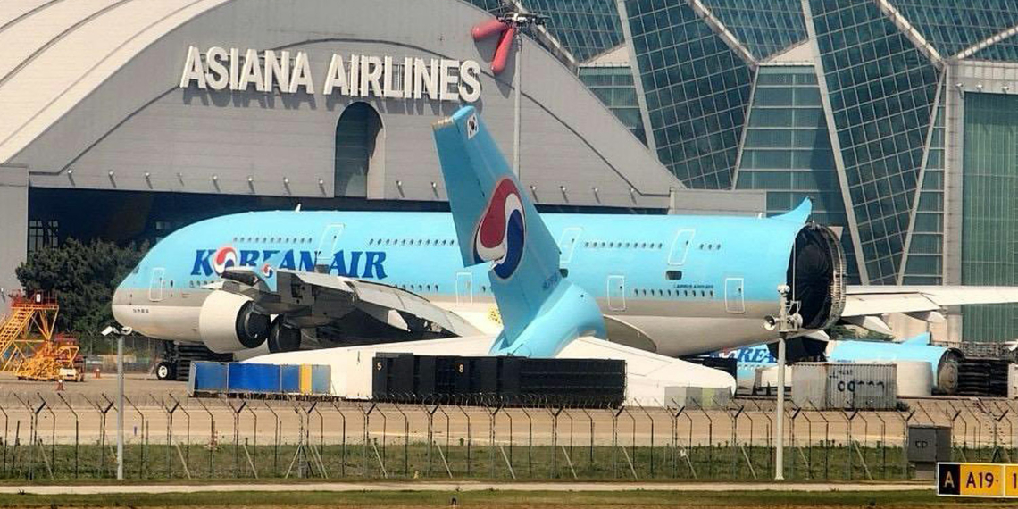 Korean Airs Airbus A380 is seen broken into pieces - Travel News, Insights & Resources.