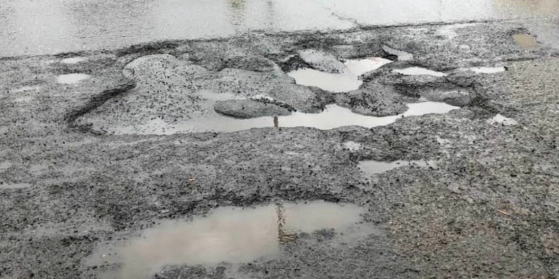 Locals blast repair job done on pothole so bad it - Travel News, Insights & Resources.