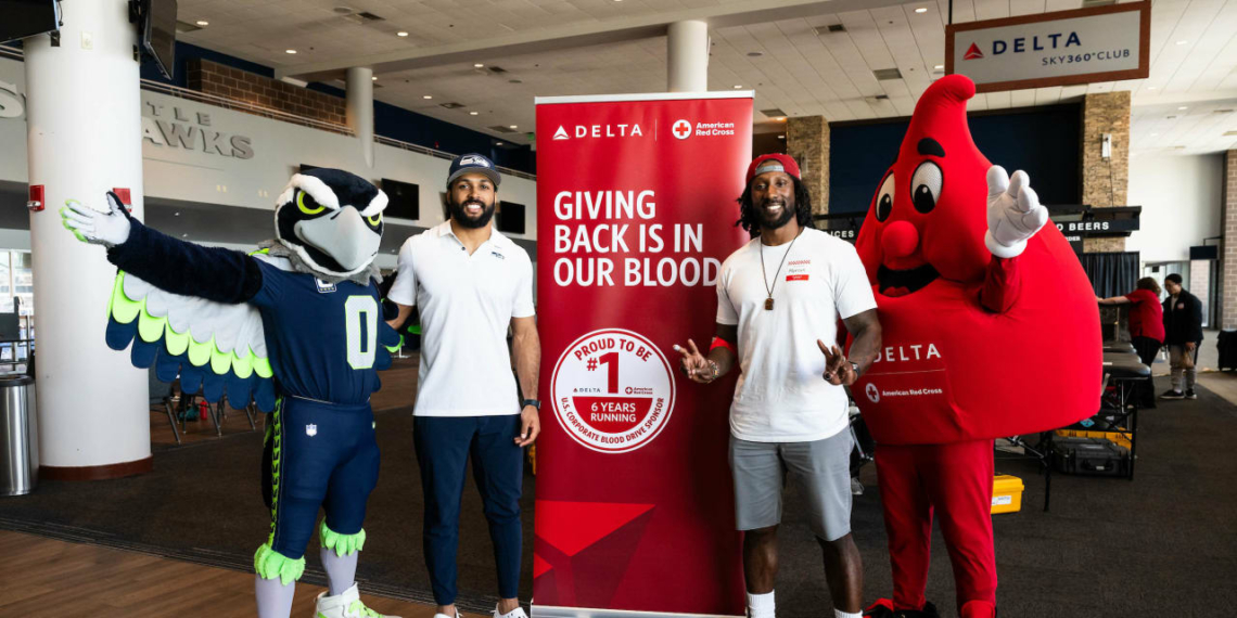 PHOTOS Seahawks Host Blood Drive At Lumen Field With Delta - Travel News, Insights & Resources.