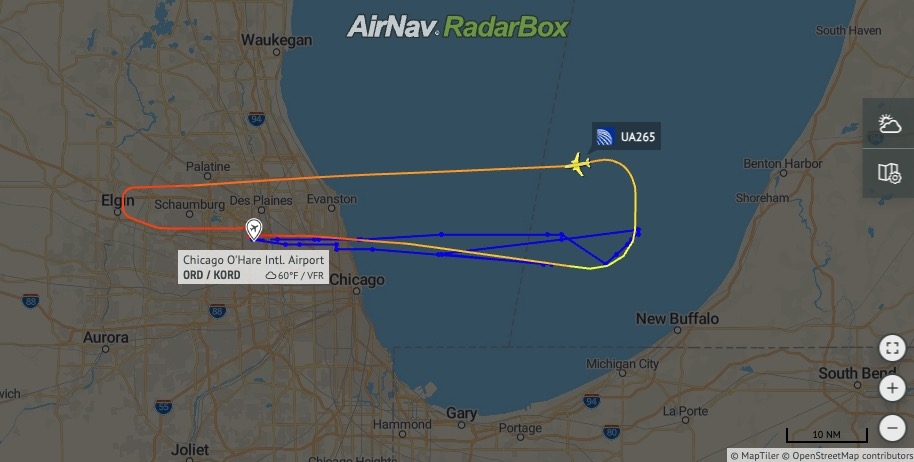 REPORT United Airlines UA265 returned to Chicago ORD after flight - Travel News, Insights & Resources.
