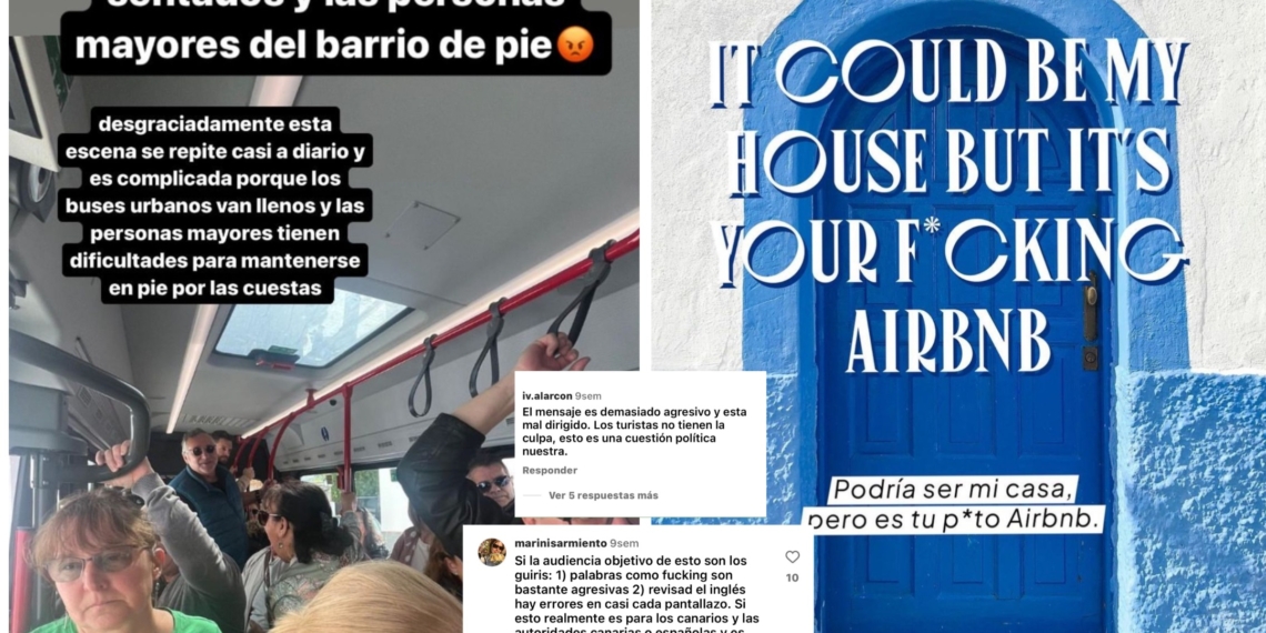 Tourists in Spain are accused of 'taking all the bus seats' and 'forcing elderly to stand' as flashpoints emerge - but some locals are fed-up of 'xenophobic' and 'aggressive' anti-tourism movement - Olive Press News Spain