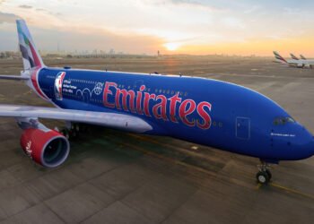 Emirates Introduces Bold NBA Livery ahead of Emirates NBA Cup - Travel News, Insights & Resources.