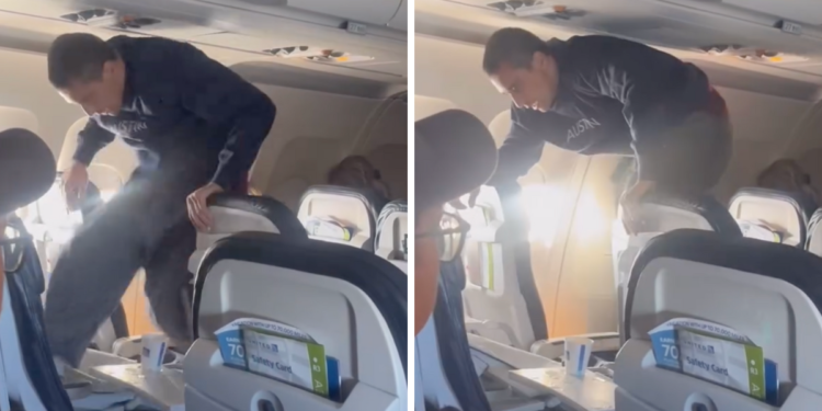 United Airlines Passenger Goes Wild Violently Kicking Seat in Fit - Travel News, Insights & Resources.