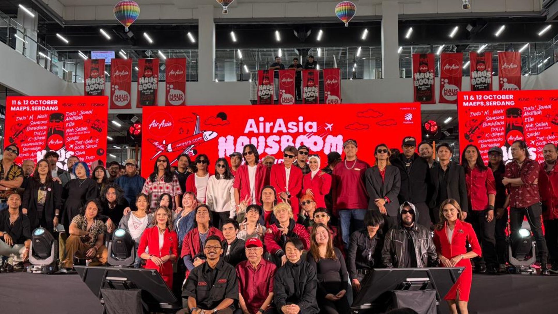 AirAsia Hausboom Festival 2025 powered by Hotlink returns with “Paint the Town Red,” uniting 32 loca...