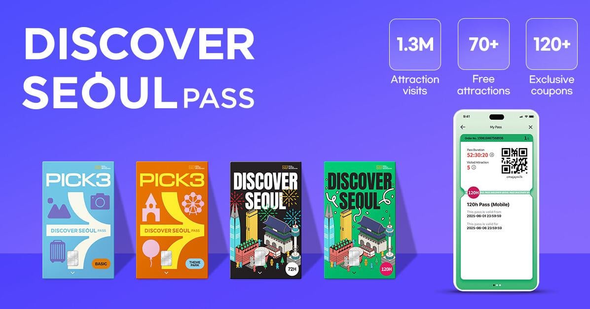 Seoul Tourism Organization Launches ‘Pick 3 Pass,’ a Customizable Discover Seoul Pass for Smarter Tr...